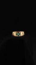 Anillo Legado de AR Emeralds en oro 18K con esmeraldas y diamantes naturales